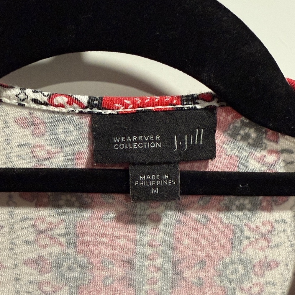 J Jill Wearever Collection Short Sleeve Top - Picture 2 of 6